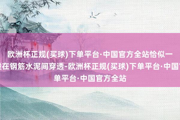 欧洲杯正规(买球)下单平台·中国官方全站恰似一点冷风般在钢筋水泥间穿透-欧洲杯正规(买球)下单平台·中国官方全站